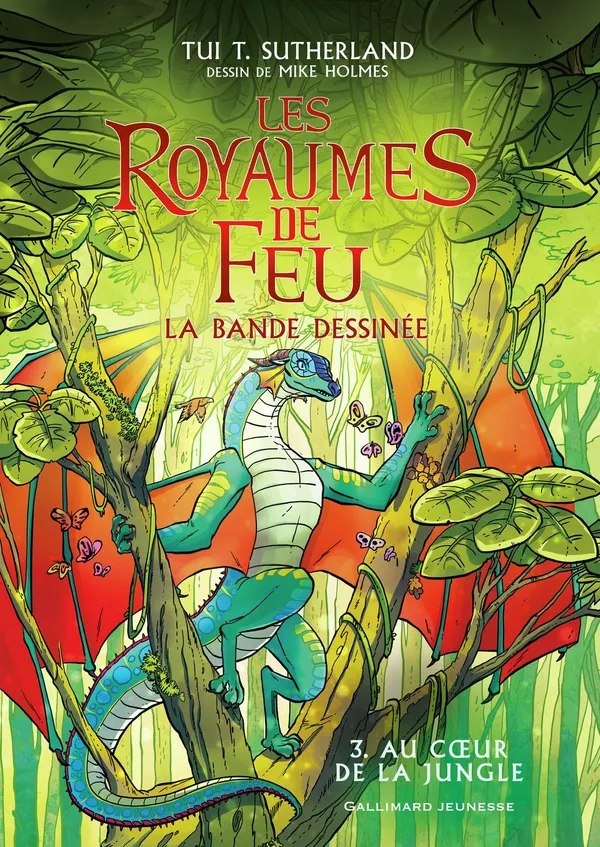 Couverture de Les royaumes de feu, livre 03 - Au coeur de la jungle